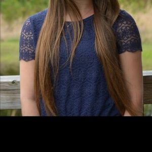 Blue Lauren Conrad blouse